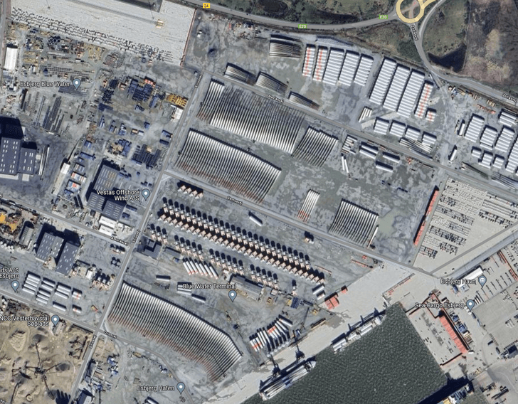 Vestas wind-turbine production site where the ProTechMe GPS button is in use